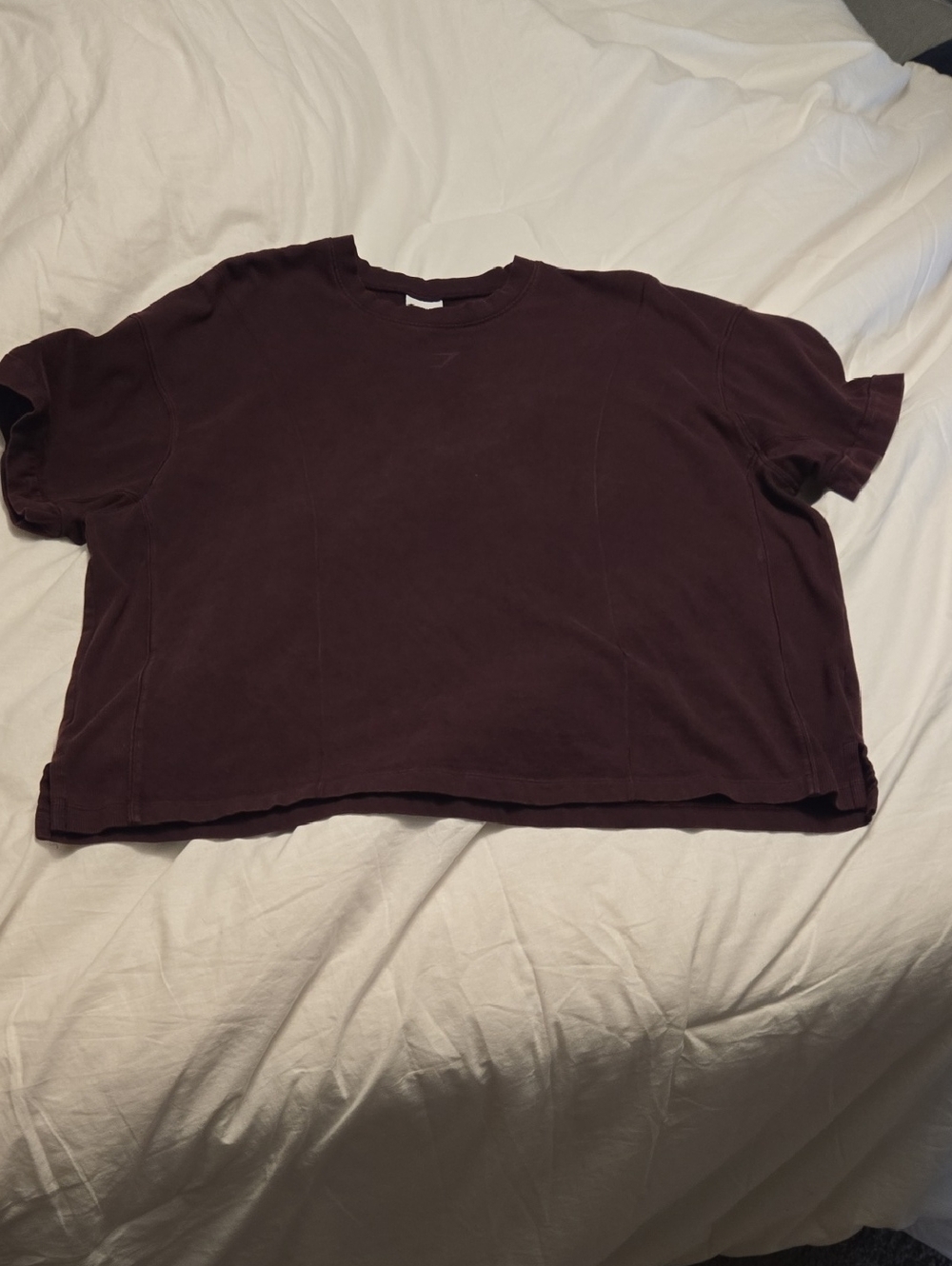 Gymshark Boxy Tee in Deep Plum